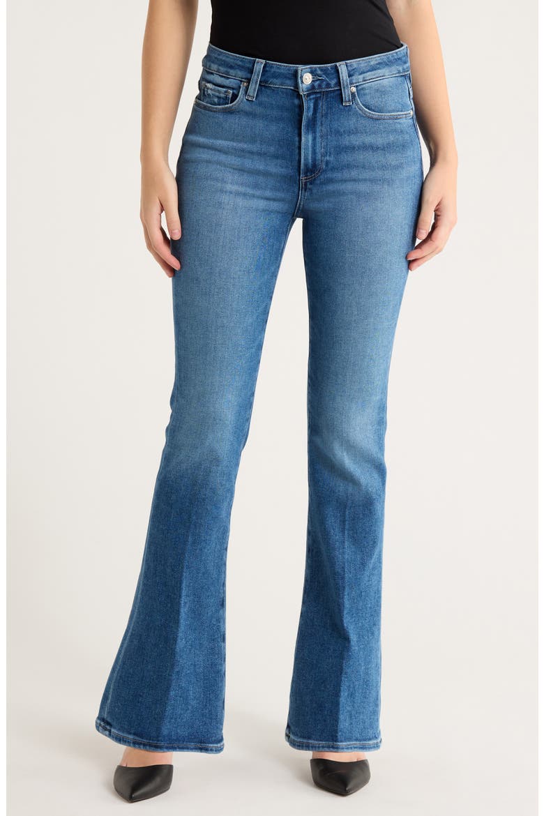 Laurel Canyon High Waist Bootcut Jeans, Main, color, BOOKSHELF