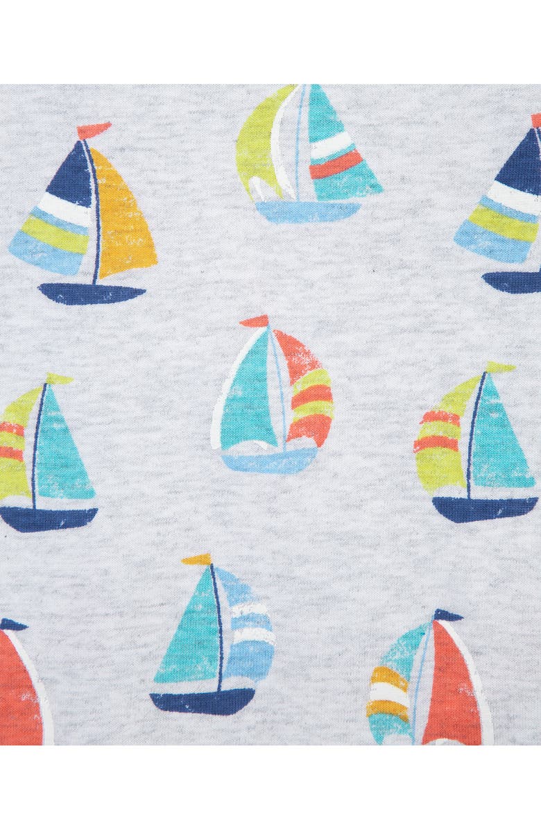 Little Me 3-Piece T-shirt & Shorts Set, Alternate, color, Blue