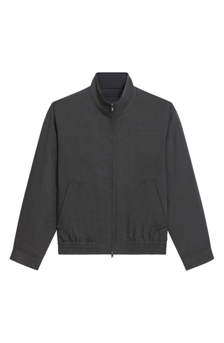 Theory Motion Wool Blend Reversible Jacket, Alternate, color, Charcoal Melange