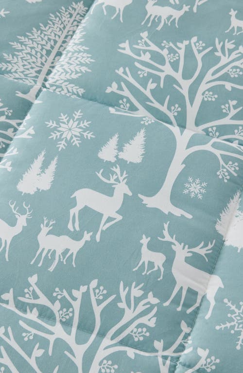 Woven & Weft Holiday 3-piece Comforter Set In Blue