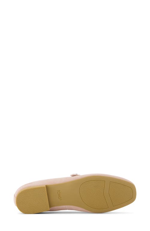 Toms Bianca Mary Jane Flat In Pink