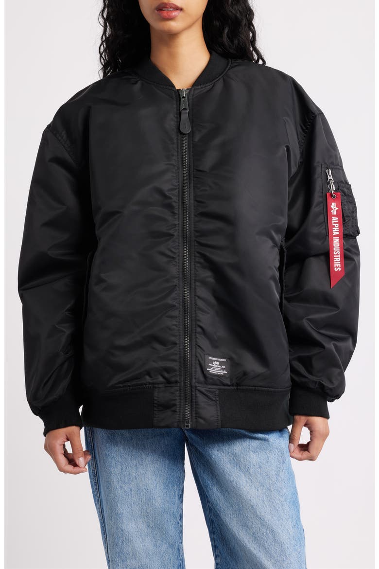 MA-1 Oversize Flight Jacket (Women) | Nordstrom