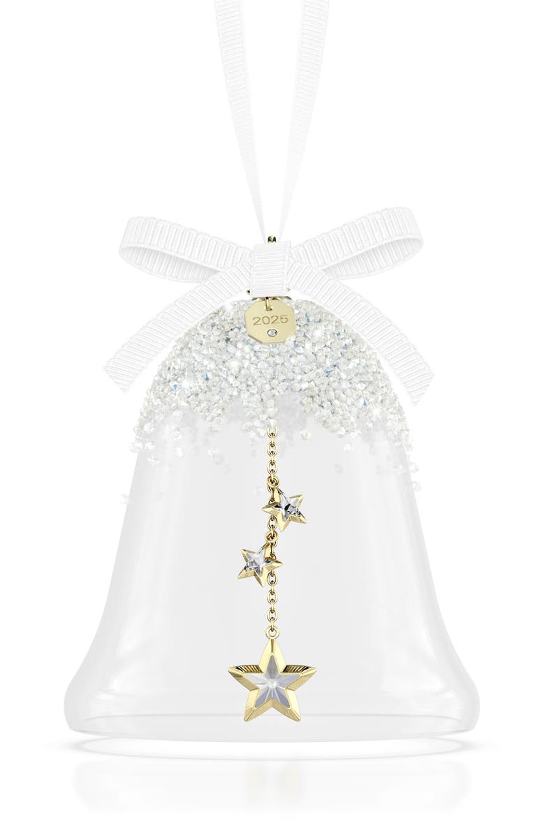 Swarovski 2025 Annual Edition Bell Ornament, Main, color, White