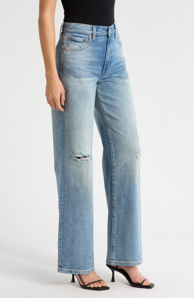 Pistola Hendrix High Waist Wide Leg Jeans, Alternate, color, Apprentice Distress