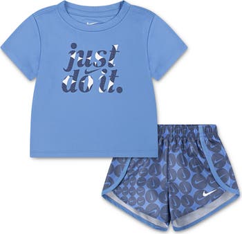 Kids' Dri-FIT Essentials Just Do It Sprinter T-Shirt & Shorts Set