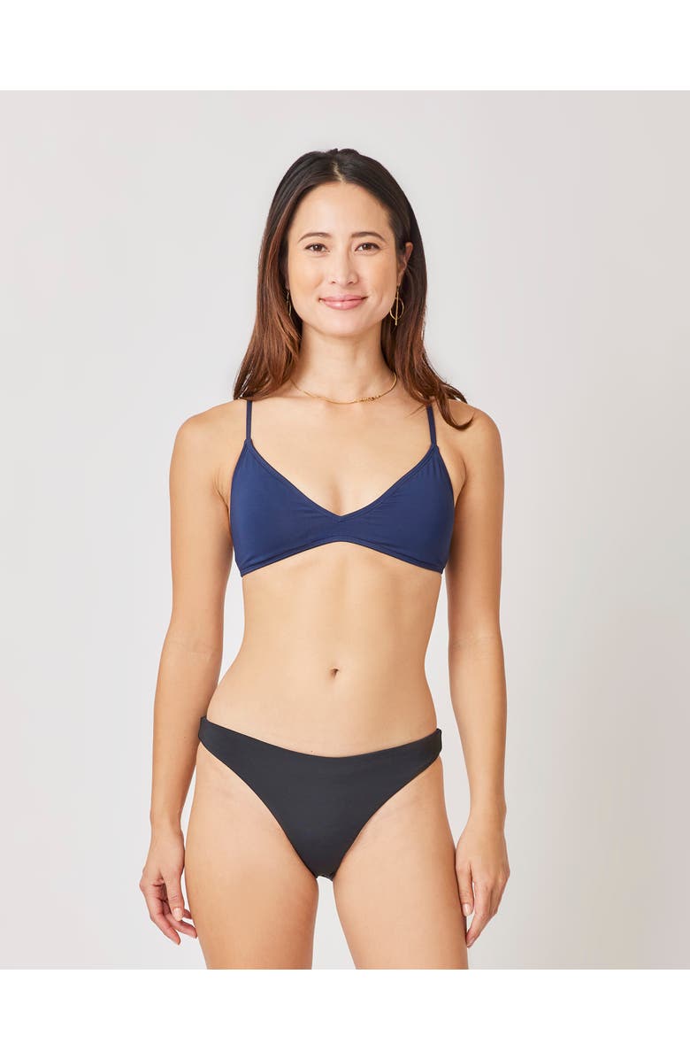 Carve Designs Sanitas Skimpy Reversible Bottom, Alternate, color, Black/Navy