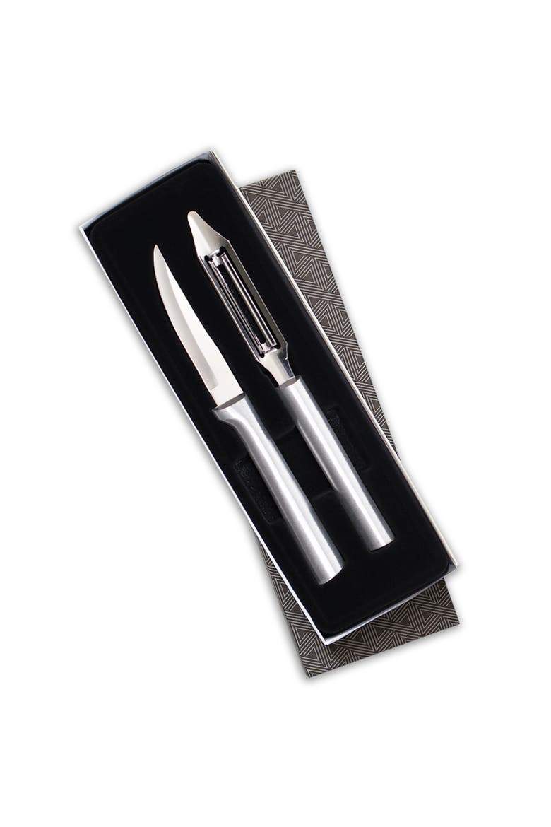 2-Piece Pare & Peel Knife Set with Gift Box, Main, color, Silver