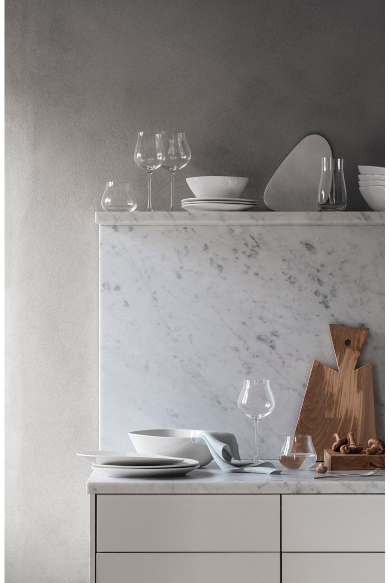 Sky 3-Piece Porcelain Dinnerware Set, Alternate, color, WHITE