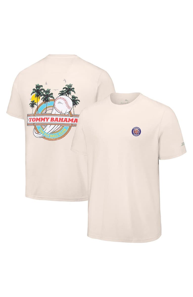 Tommy Bahama Men's Tommy Bahama Cream Detroit Tigers Fly Ball Club T-Shirt, Alternate, color,