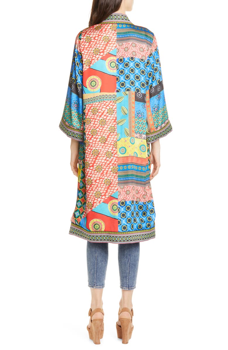 Alice + Olivia Lynn Pattern Mix Jacket, Alternate, color, 