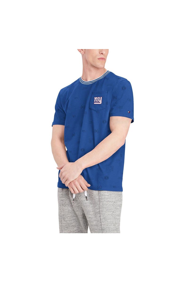 Tommy Hilfiger Men's Tommy Hilfiger Royal New York Giants Essential Pocket T-Shirt, Alternate, color, 