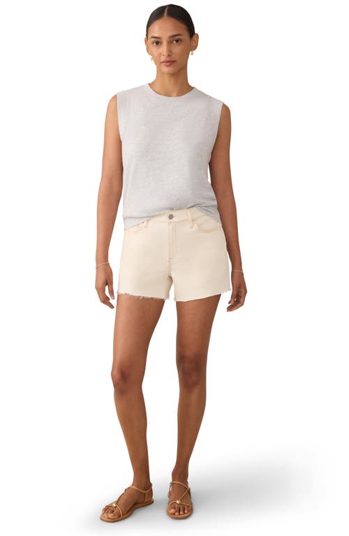 Faherty Sunwashed Slub Muscle Tank In Gray