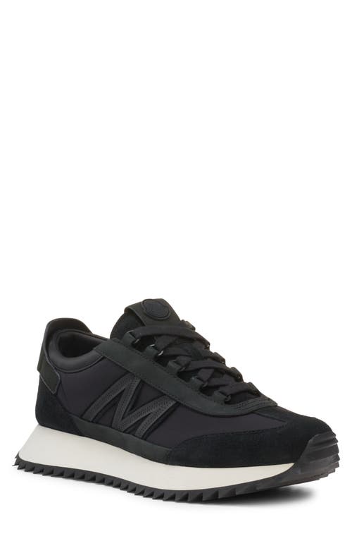 Moncler Pacey2 Suede & Nubuck Trainers, Men, Black, Size: 46 In Black
