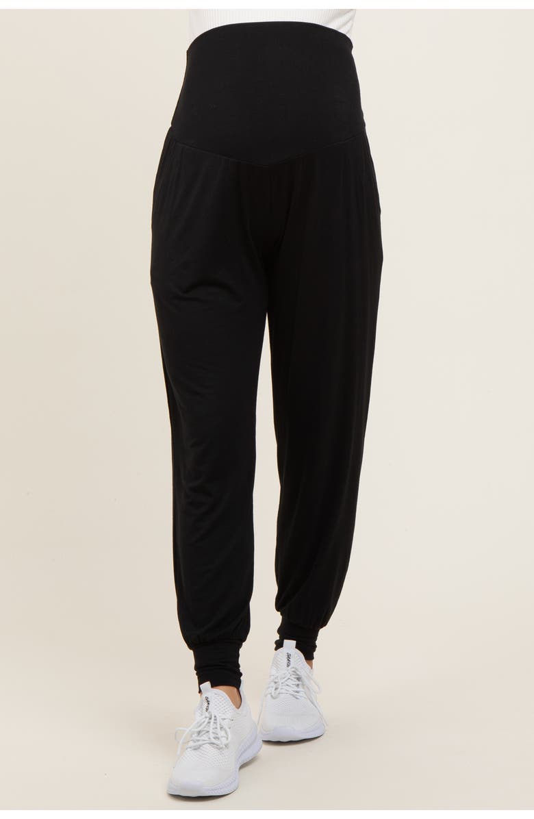 PinkBlush Soft Knit Maternity Joggers, Alternate, color, 