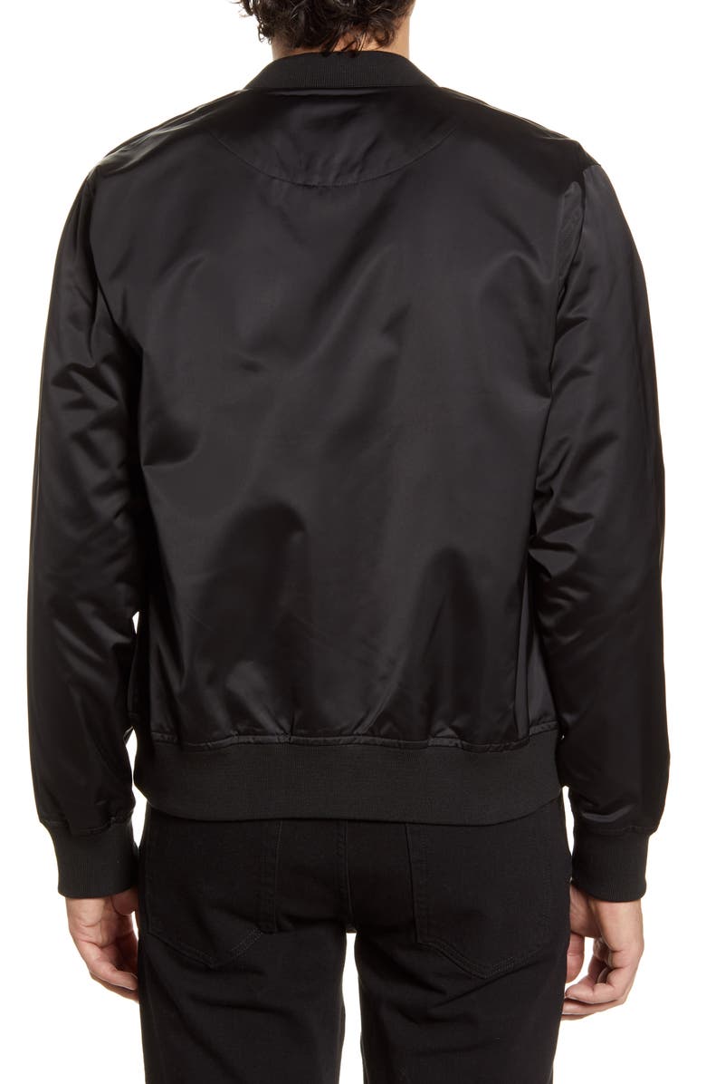 Bonobos Slim Fit Moto Bomber Jacket, Alternate, color, 