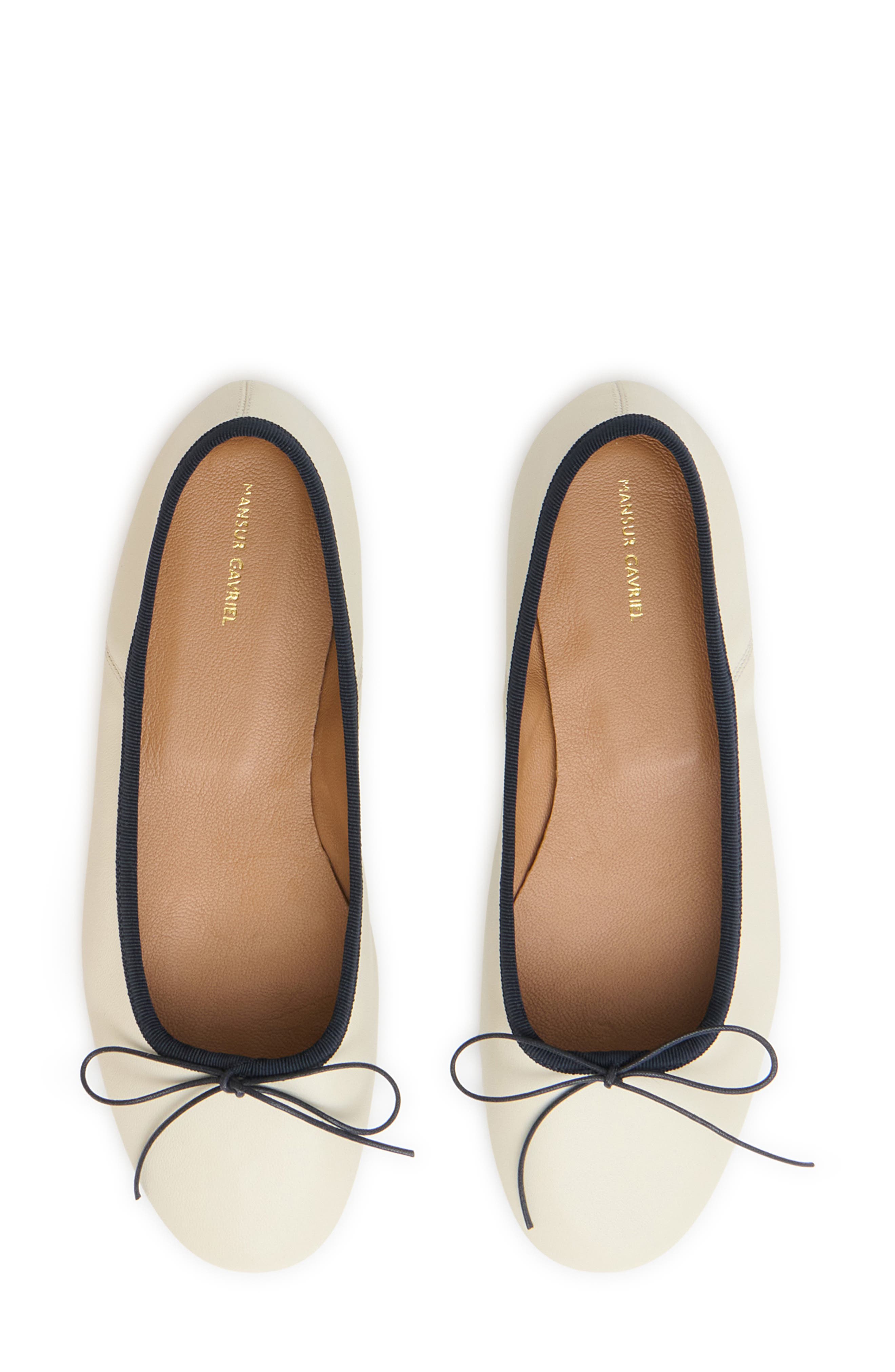Mansur Gavriel Ballet Flat, Alternate, color, Jasmine/ Midnight