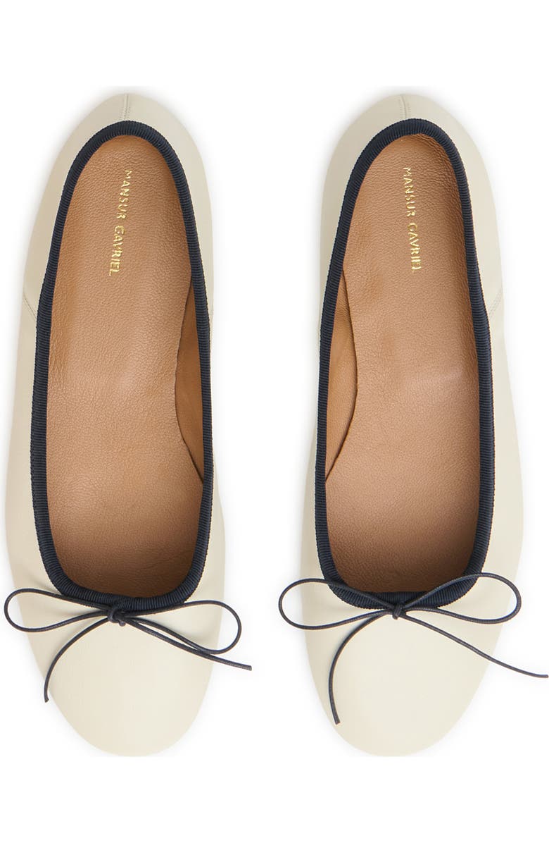 Mansur Gavriel Ballet Flat, Alternate, color, Jasmine/ Midnight