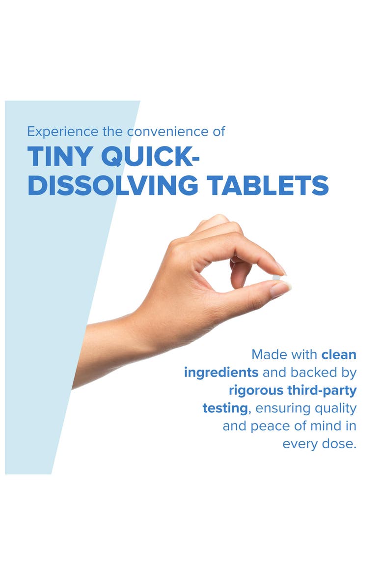 Vitamin A Fast-Dissolve MicroLingual Tablets, Alternate, color, White