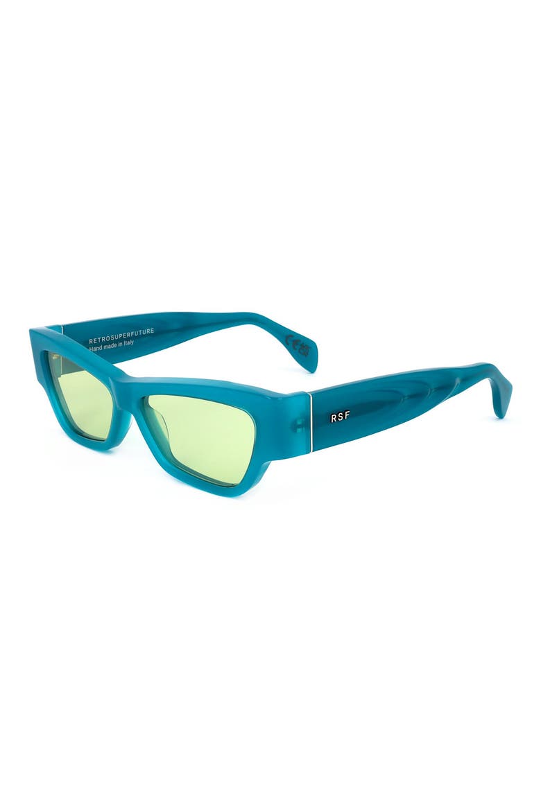 54mm Cat Eye Sunglasses, Alternate, color, BLUE