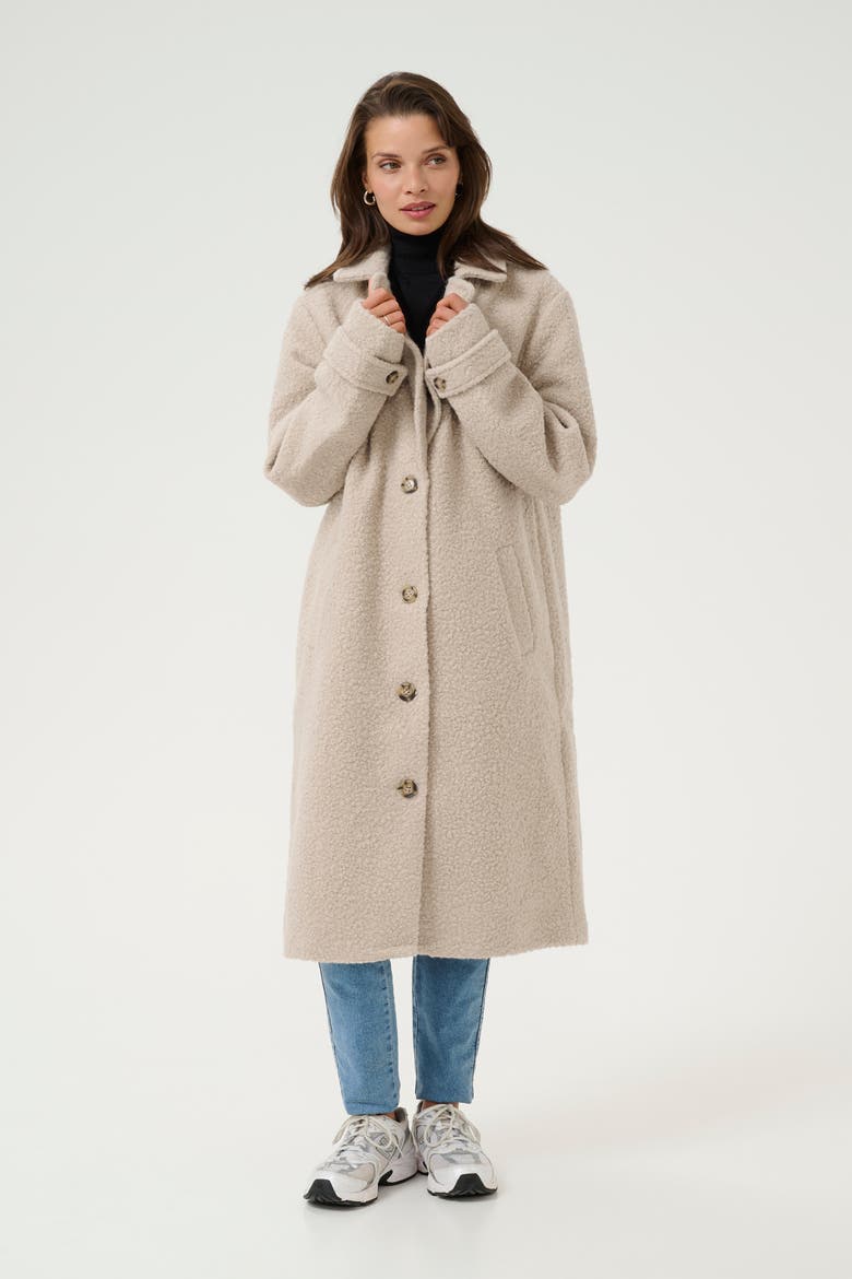Anne Long Coat, Alternate, color, Feather Gray