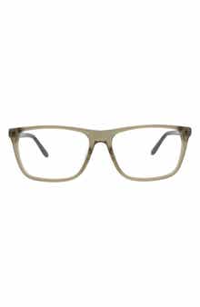 McQueen 56mm Rectangular Optical Glasses