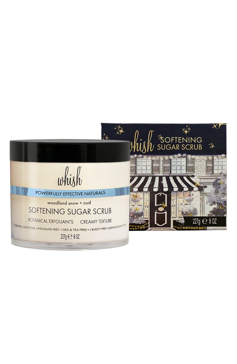 Whish Beauty Softening Sugar Scrub, Alternate, color, Woodland Snow + Oud