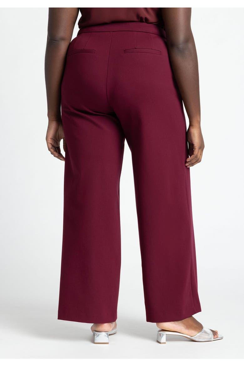 The Ultimate Stretch Wide Leg Pant, Alternate, color, MAROON BANNER