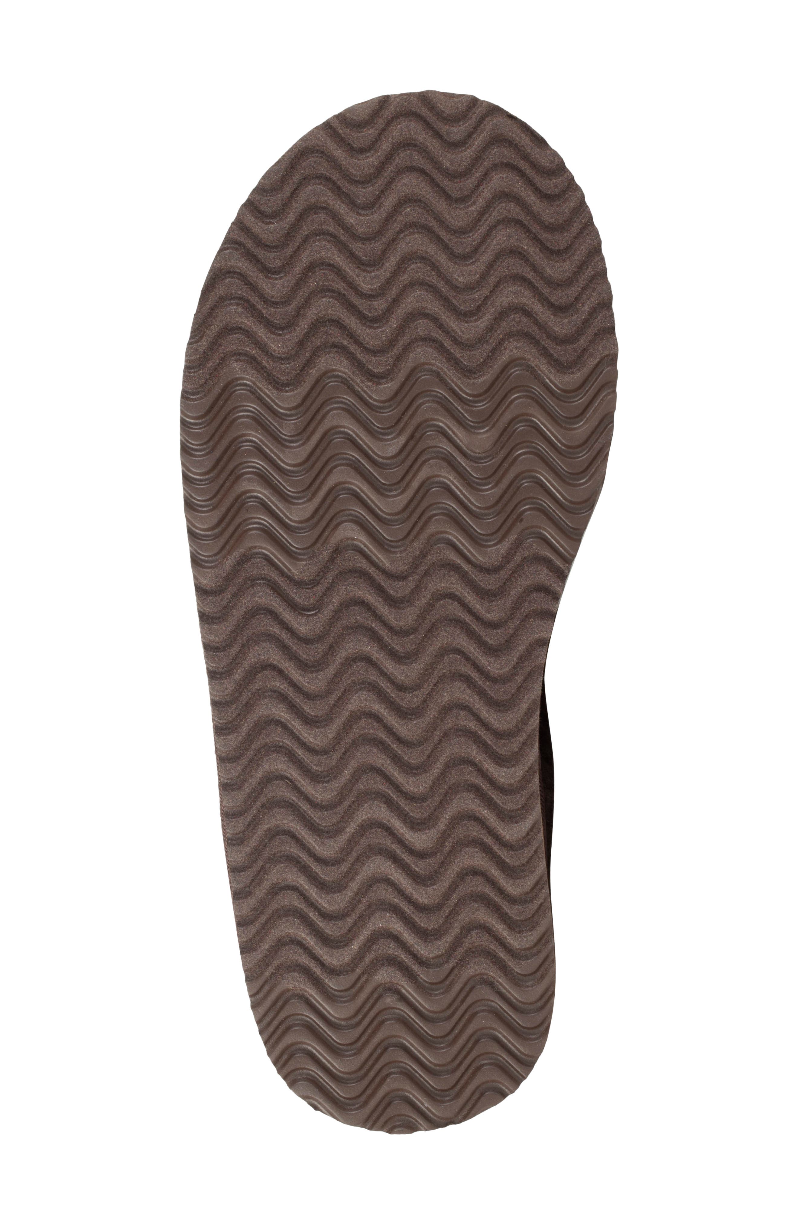 Justina Clog Slipper, Alternate, color, DARK BROWN
