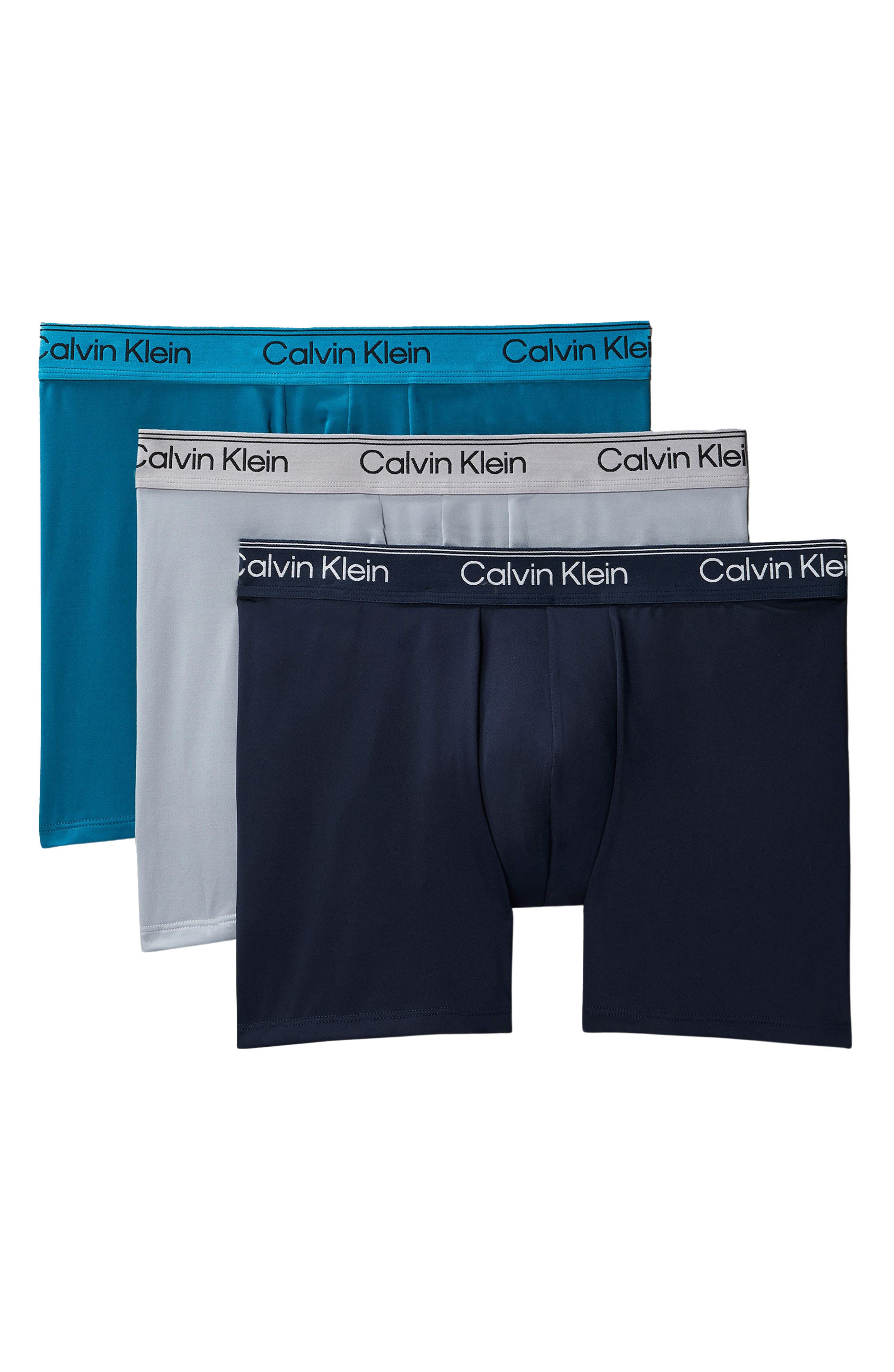 Calvin Klein Assorted 3-Pack Microfiber Boxer Briefs