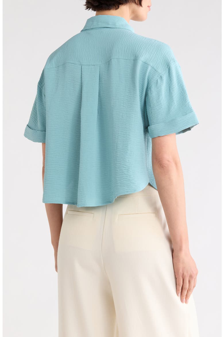 Washer Camp Shirt, Alternate, color, CAMEO BLUE