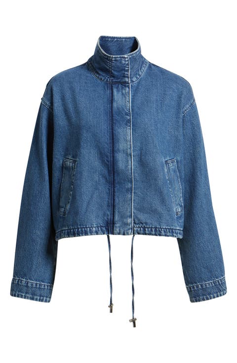 Denim Crop Field Jacket