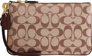 COACH Signature Jacquard Essential Small Wristlet