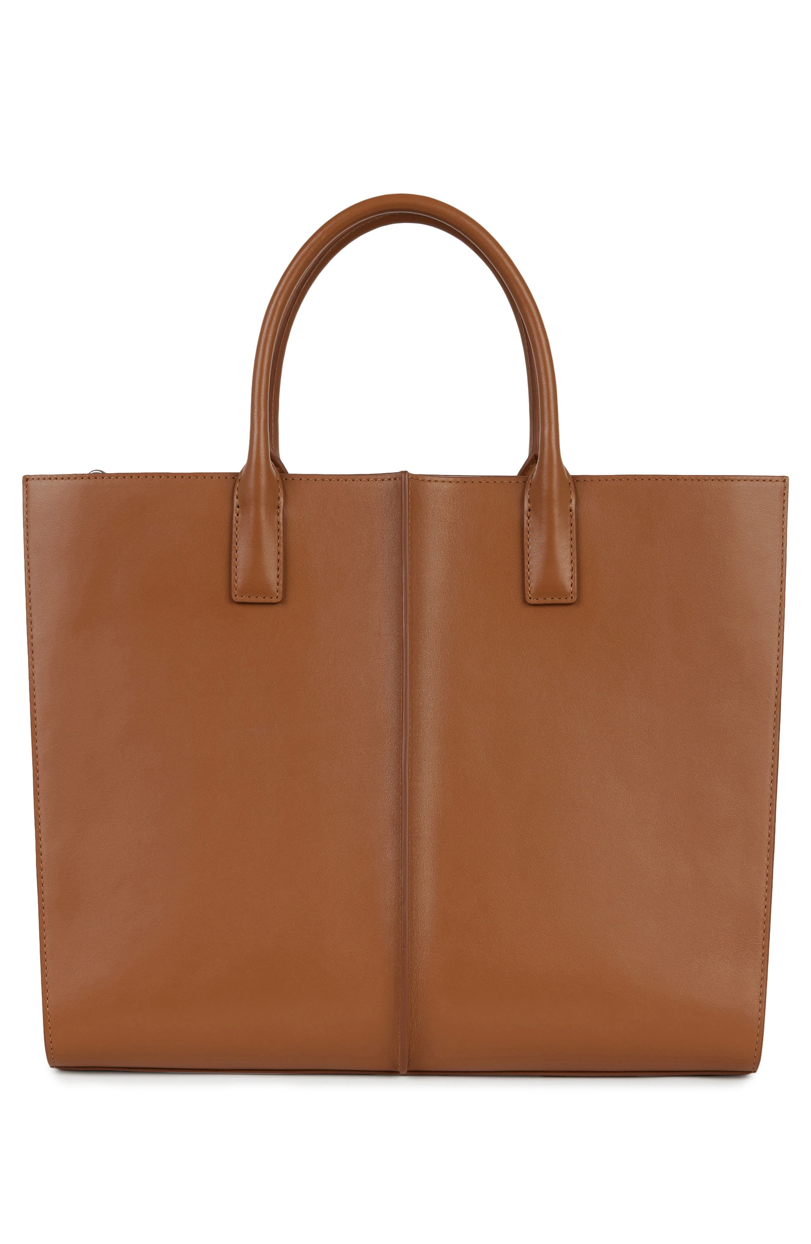 WE-AR4 The Industry Leather Tote, Alternate, color, Acorn