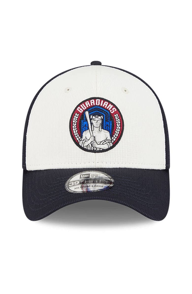 New Era Men's New Era Navy/White Cleveland Guardians City Connect Batting Practice 39THIRTY Flex Hat, Alternate, color, Navy