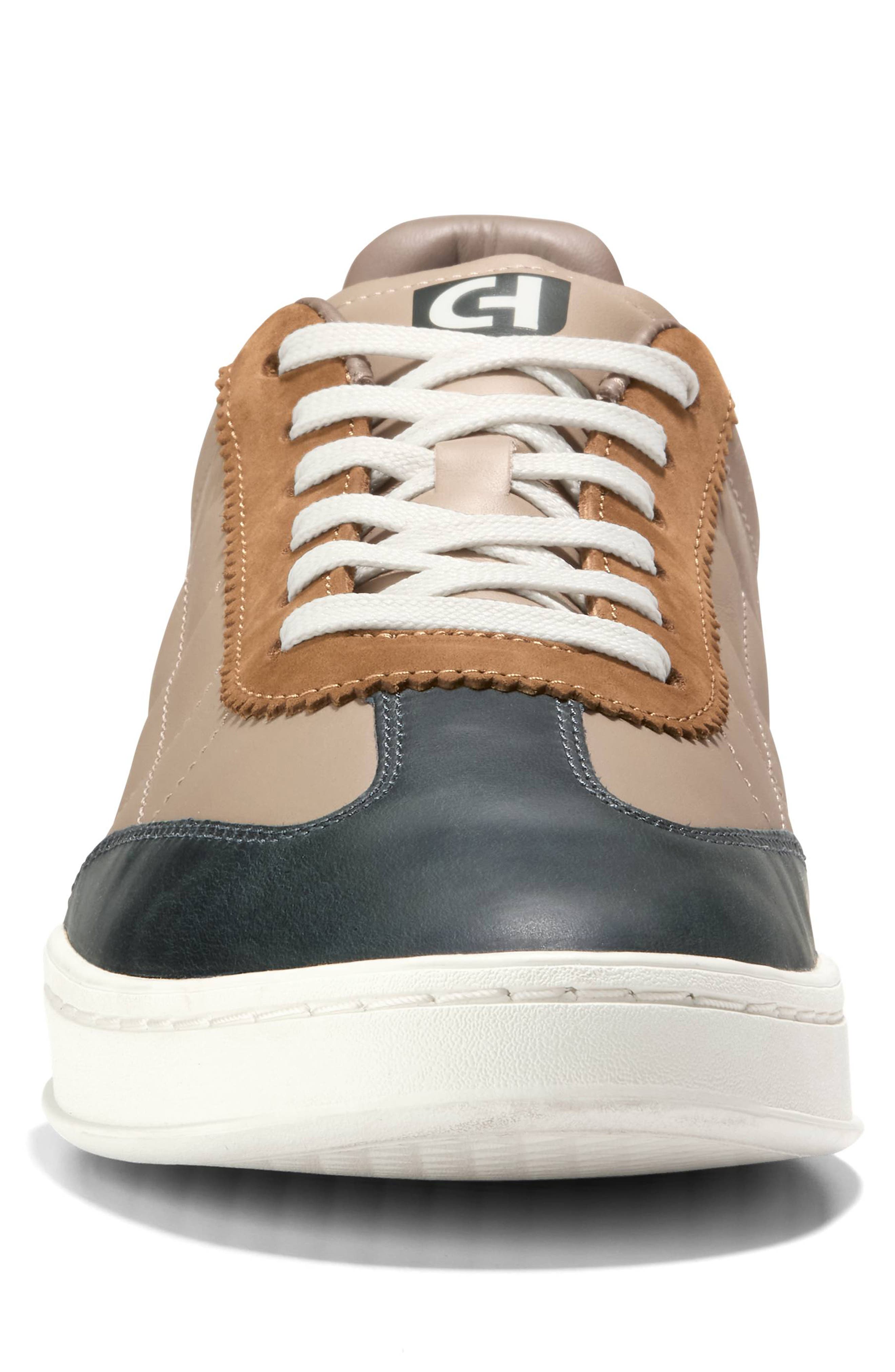 GrandPro Breakaway Leather Sneaker, Alternate, color, DARK LATTE MULTI