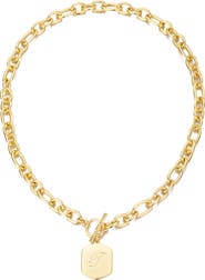 Adornia Monogram Initial Pendant Necklace