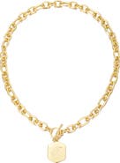 Adornia Monogram Initial Pendant Necklace