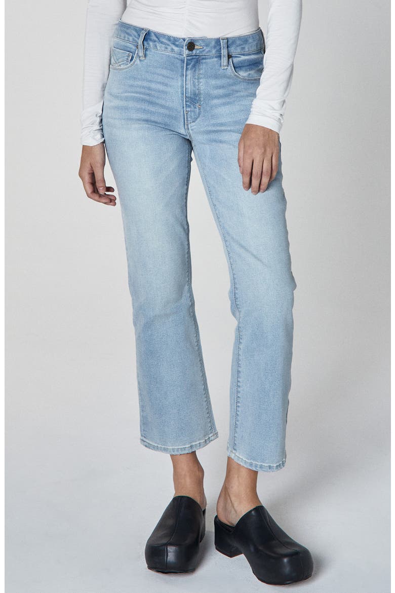 Margaux Crop Straight Leg Jeans, Main, color, SOLO
