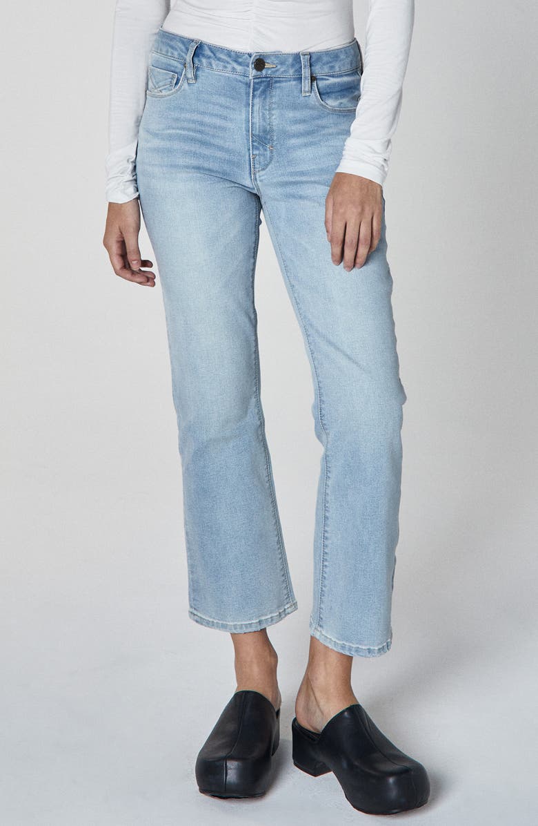 Unpublished Margaux Crop Straight Leg Jeans, Main, color, 