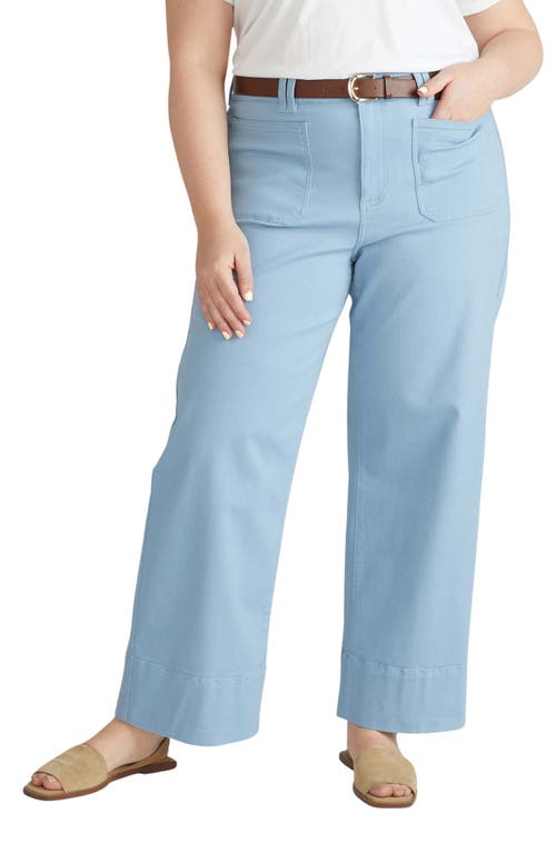 Universal Standard Claudia Wide Leg Jeans in Pale Blue 