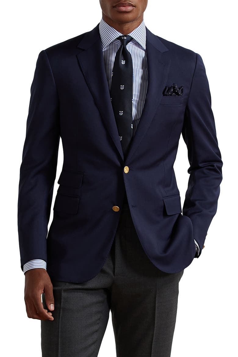 Gregory Hand Tailored Wool Serge Blazer (Men) | Nordstrom