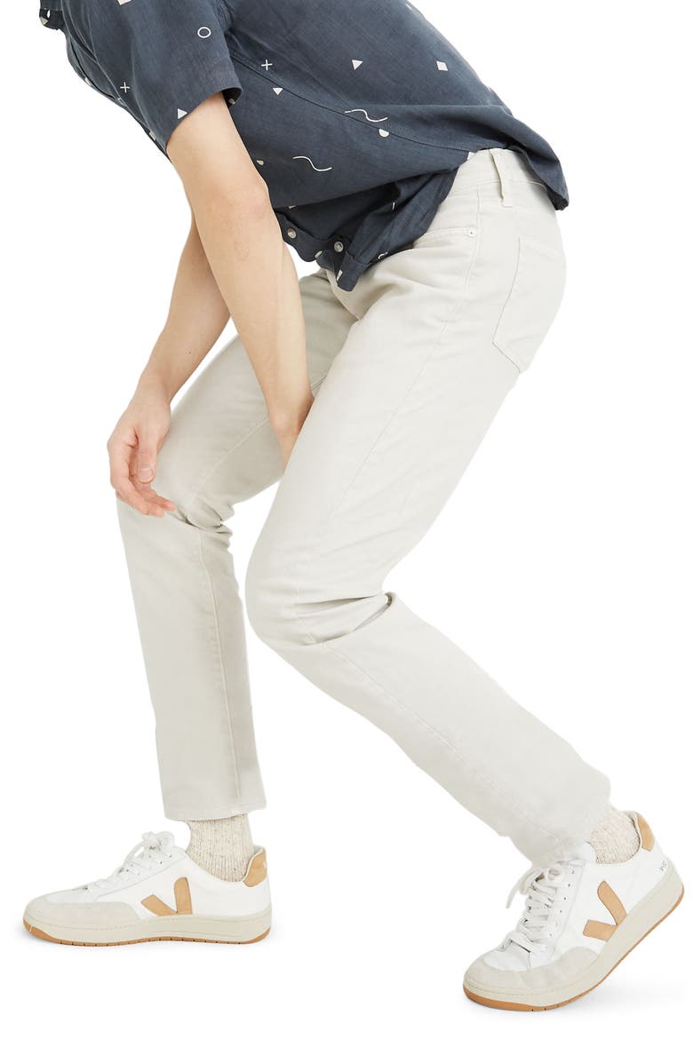 Garment Dyed Slim Fit Jeans, Alternate, color, SUNFADED SAGE