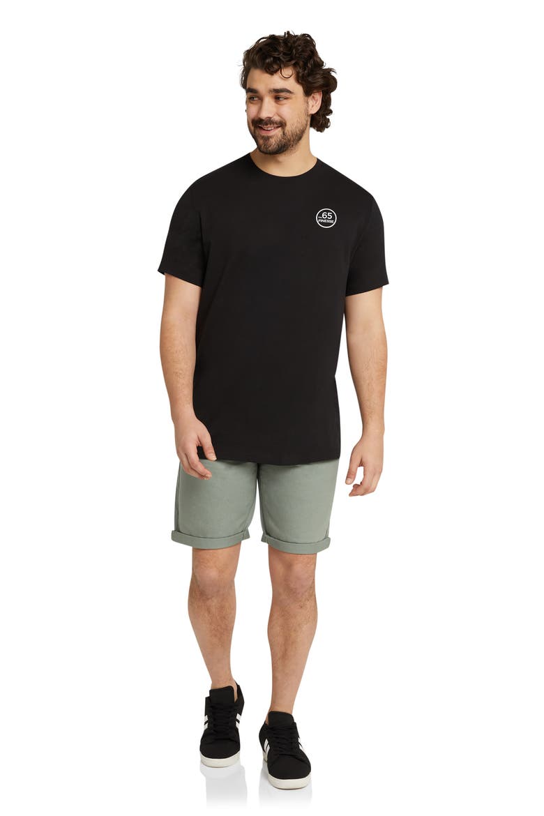 Colton Stretch Cotton Denim Shorts, Alternate, color, SAGE