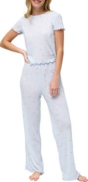 Honeydew Somewhere Sunny Pointelle Pajamas