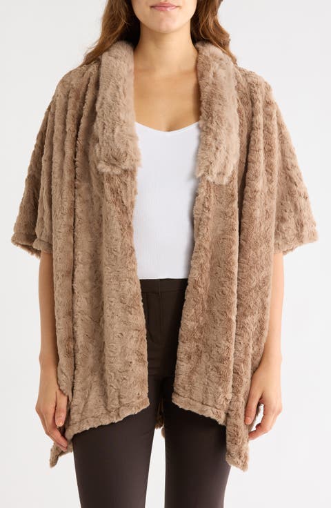Diamond Pointelle Poncho