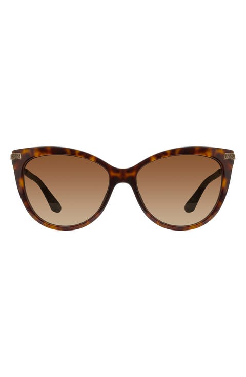 57mm Gradient Butterfly Sunglasses