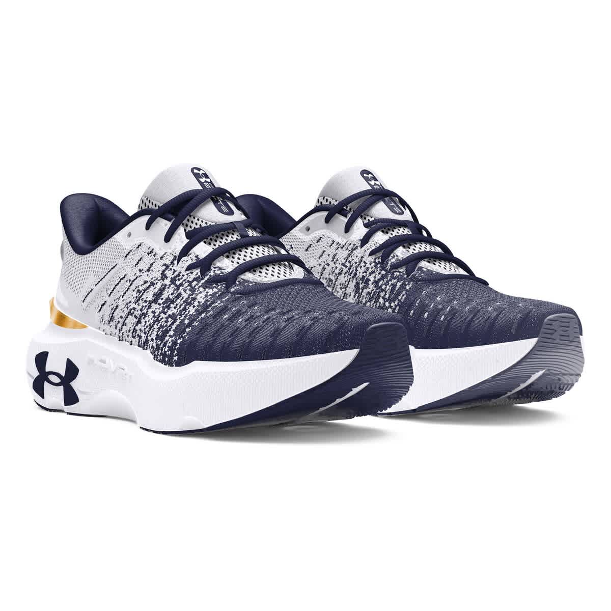 Under Armour Unisex Under Armour White Notre Dame Fighting Irish Infinite Elite Running Shoes, Alternate, color, 