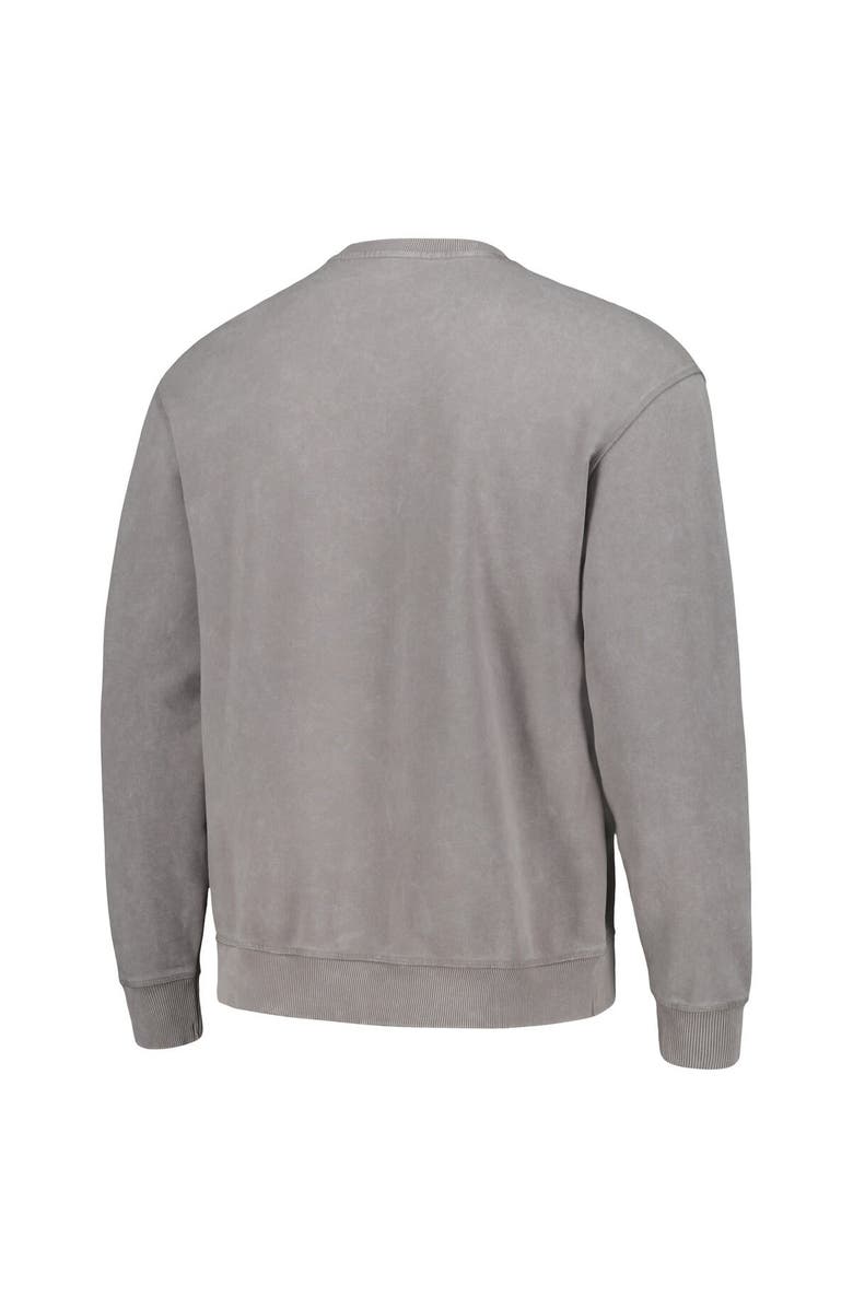 THE WILD COLLECTIVE Unisex The Wild Collective Gray Cincinnati Bengals Distressed Pullover Sweatshirt, Alternate, color, Gray