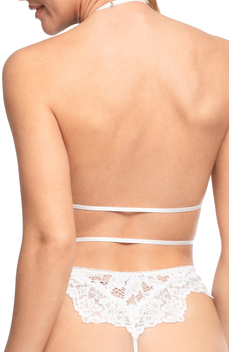 In Bloom by Jonquil Brynleigh Lace Teddy, Alternate, color, Ivory
