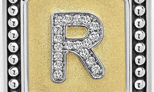 Lagos Signature Caviar Initial Enhancer In Two-tone R